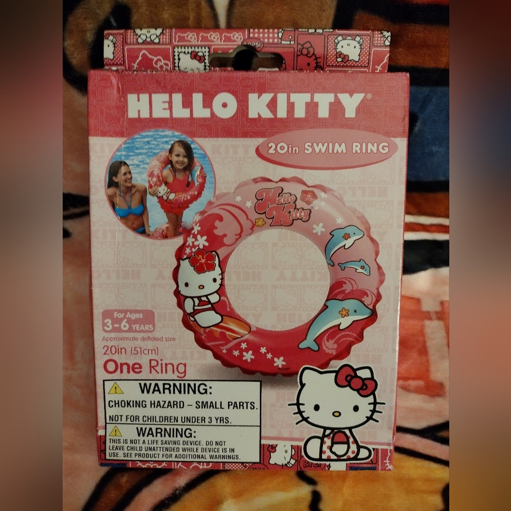 Hello Kitty 20 Inch Inflatable Swim Ring - Picture 3 of 4
